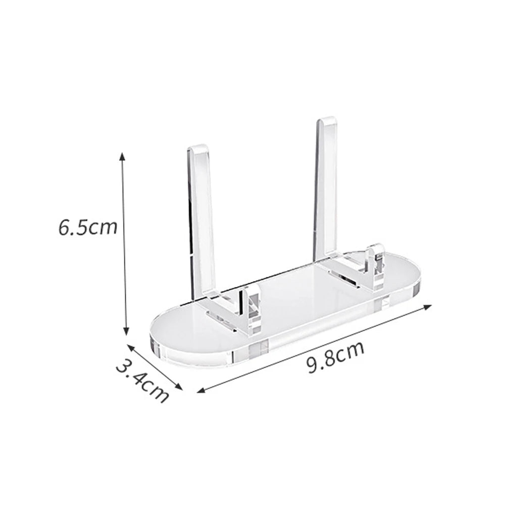 1PC Transparent acrylic badge display holder medals honor storage display stand desktop color paper card storage holder Oasis Select