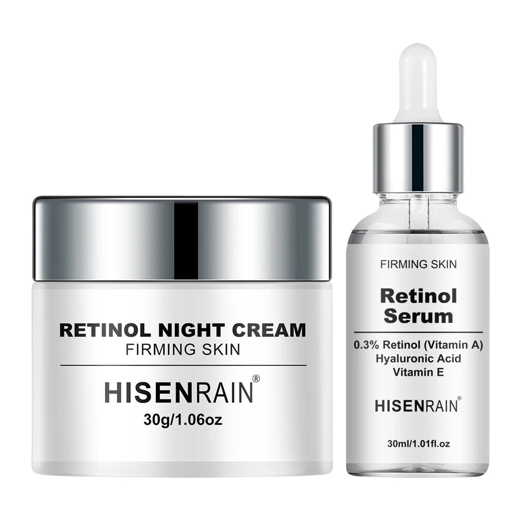 SUYARUN Retinol Gel Cream And Serum Set Anti-Aging Moisturizing Brightening Facial Skincare Treatment. Oasis Select 30g-30ml