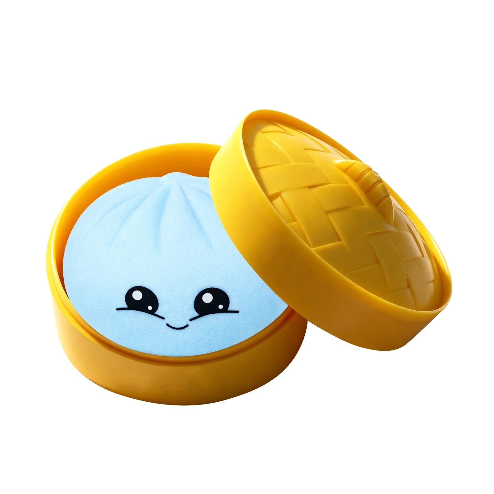 5 Colors Dumpling Squishes Stress Balls Simulation Food Squishies Stress Relief Toys for Adults Kids Squeeze Dough Ball Gifts Oasis Select Blue