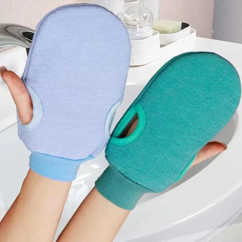 1PC SPA Foam Scrub Exfoliating Gloves For Shower Cleaning Scrub Mitt Rub Dead Skin Body Brush Towel Body Massage Oasis Select