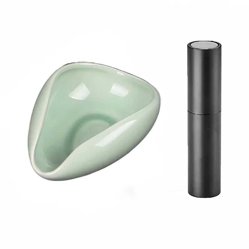Coffee Beans Dosing Cup Trays and Spray Portable Humidifier Powder Anti Fly and Static Electricity Espresso Grinder Accessories Oasis Select greDish bSpraybottle