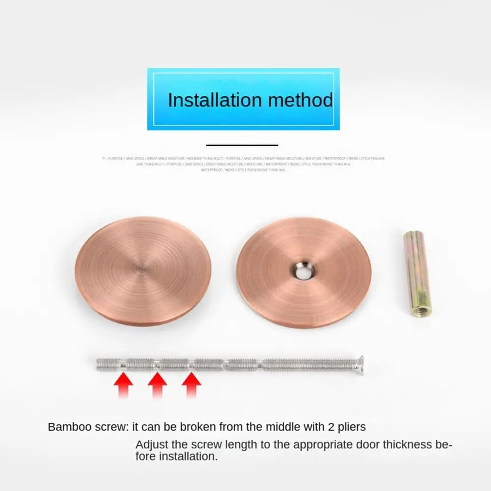 New Galvanized Door Hole Blocker Anti Theft Safety Cat Eye Blocker Multifunctional Decorative Cover Lock Hole Patching Tool Door Oasis Select