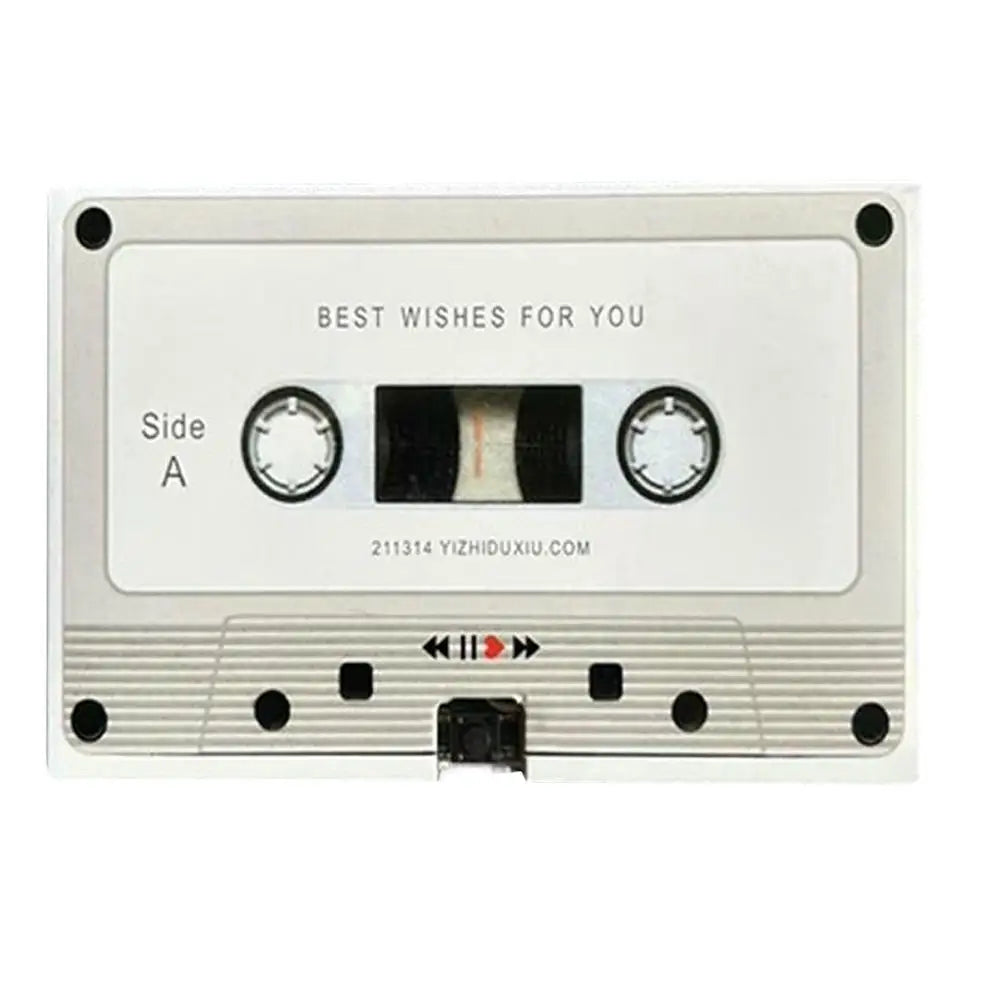 Voice Recordable Greeting Card 60 Seconds Recording Time Message Recorder Cassette Recording Voice Tape Greeting Card Oasis Select G