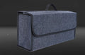 Large Anti Slip Compartment Boot Storage Organizer Tool Car Storage Bag Car Trunk Organizer Soft Felt Storage Box Accessories Oasis Select Grey