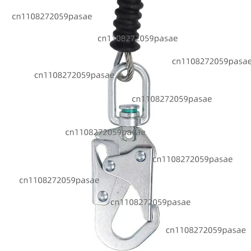 6M 100kg Stainless Steel Wire Rope Self-Retracting Fall Arrestor