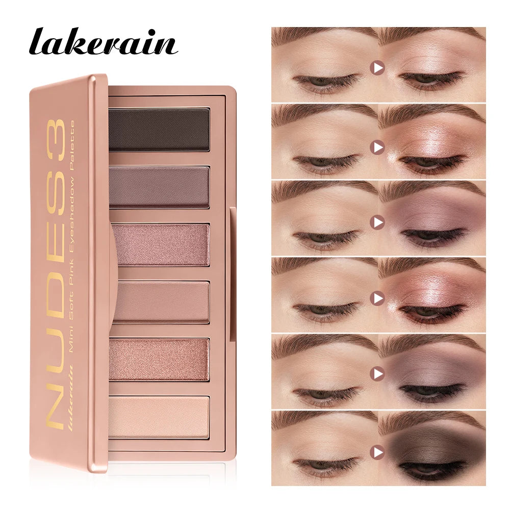 Eyeshadow Palette Long-Lasting Eye Makeup Rich Pigment Neutral Shades Blendable Color Matte Nudes Eyeshadow Palette Woman Makeup Oasis Select