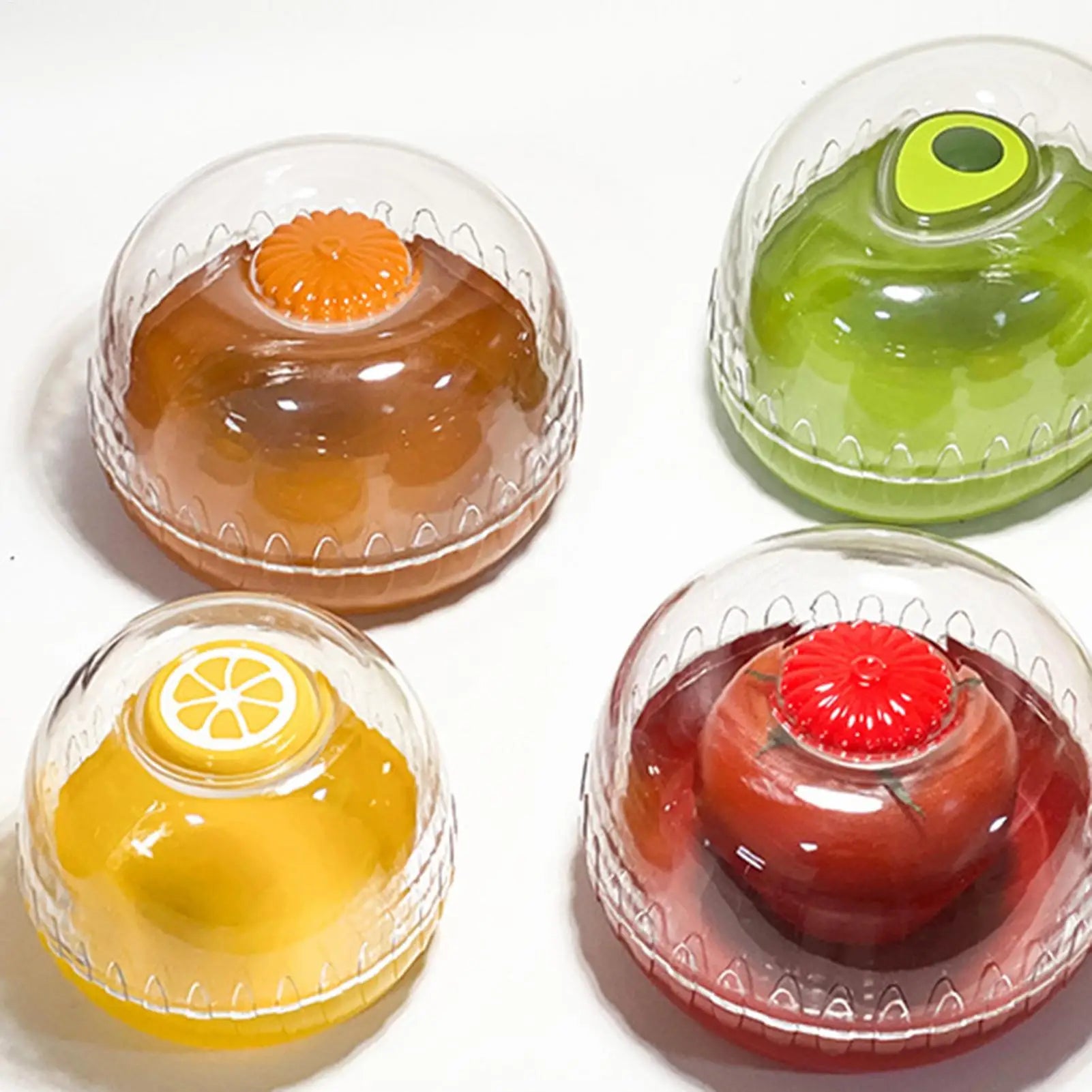 Fruit Storage Bowl Household Airtight Fruit Containers Portable Tomato Storage Container Food-Grade Fruit Bowl for Lemon Avocado Oasis Select