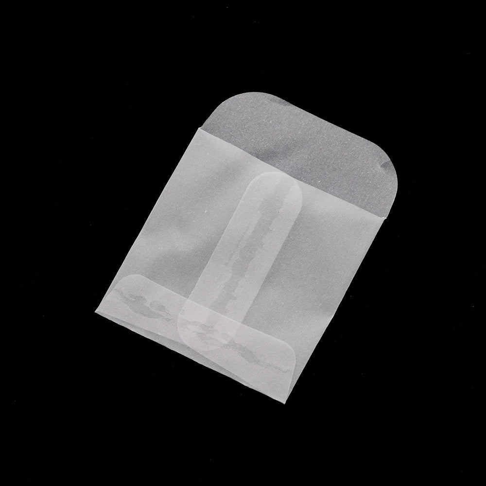 50pcs Mini Glassine Flat Paper Bags Small Glassine Envelopes Bags for Storing Photos Stamps Ring Earring Jewellery Coin Storage Oasis Select