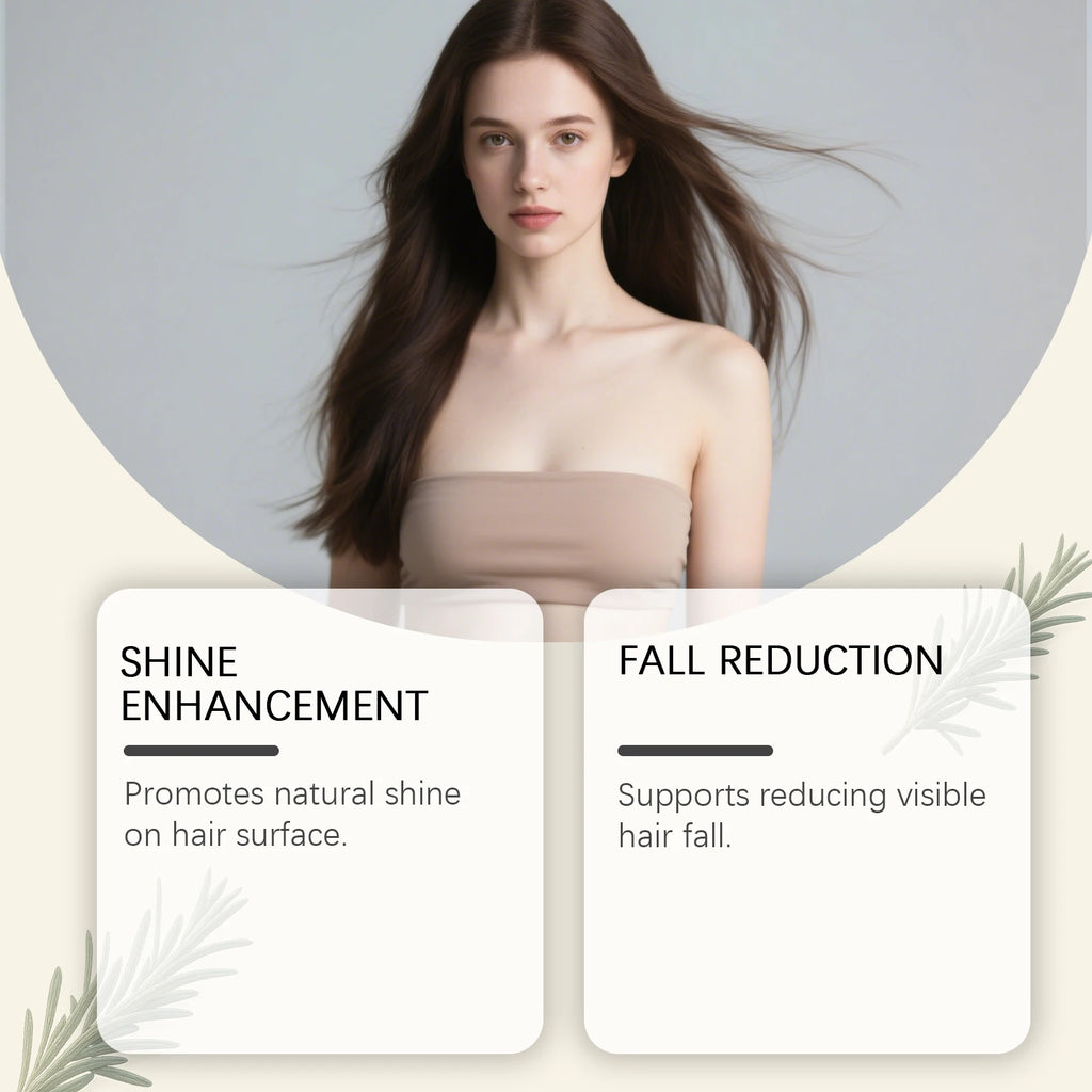 Hair Strengthens Shampoo Reduce Hair Loss Deep Cleansing Dandruff Scalp Oil Repair Weak Brittle Hair Rosemary Growth Shampoo Oasis Select
