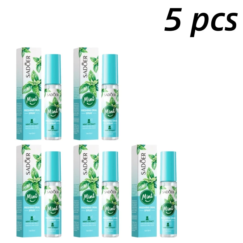 Mint & Peach Fresh Breath Mouth Spray – Oral Freshener Breath Freshener Spray Oasis Select Mint 5Pcs