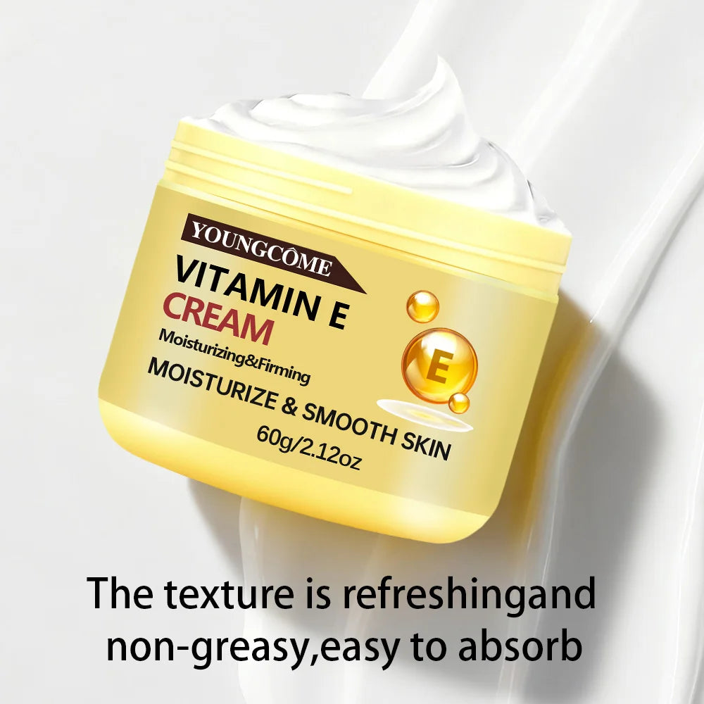 YOUNGCOME Vitamin E Cream & Serum Set – Hydrating Face Care Face Cream & Serum Set Oasis Select
