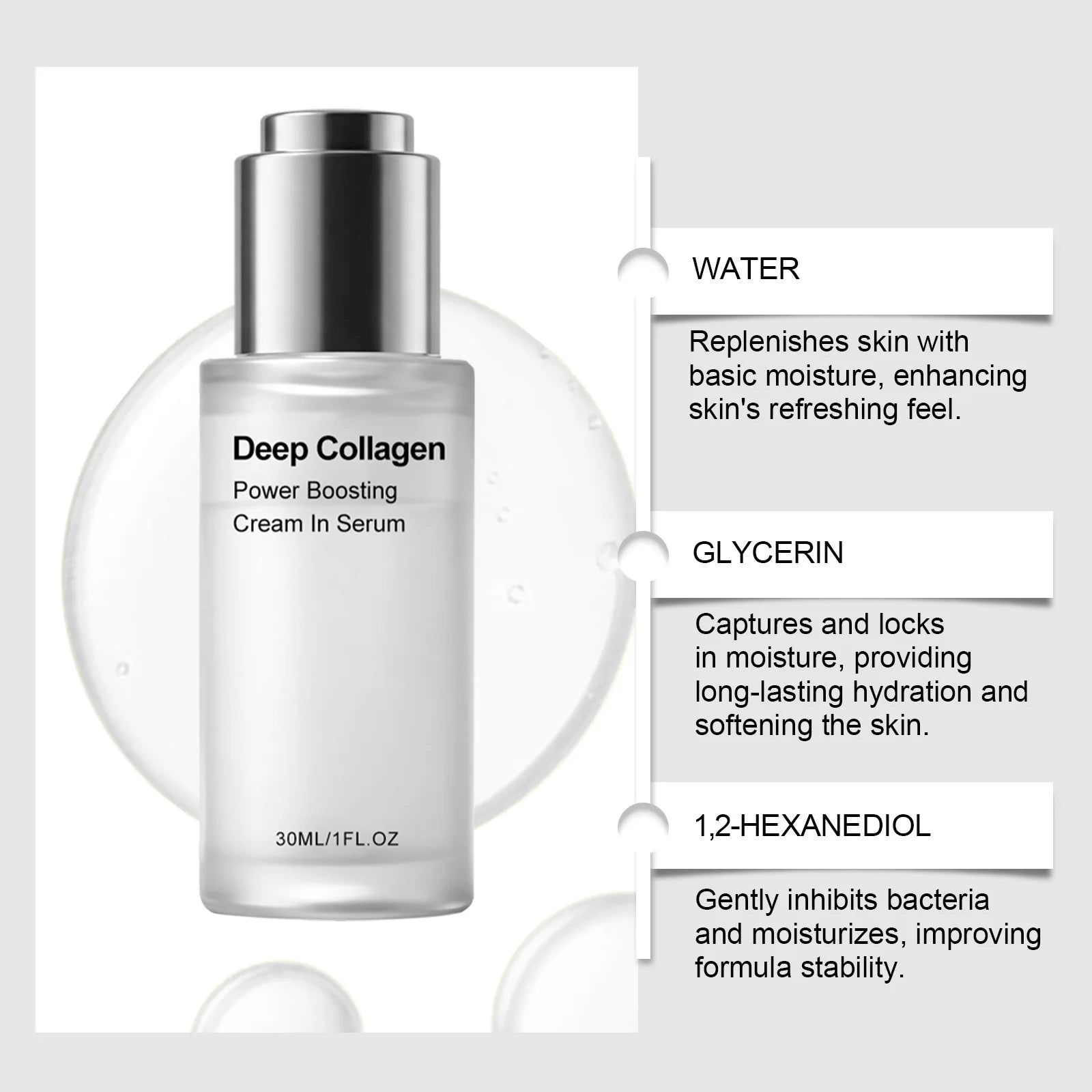Hydrating Collagen Face Serum – Moisturize, Smooth & Brighten