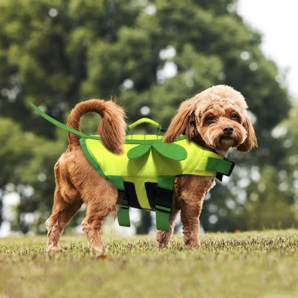 Little Bee Pet Dog Life Jacket Soft Adjustable Dog Swimming Clothes Breathable Summer Swimwear Clothes For Dogs Cats Oasis Select