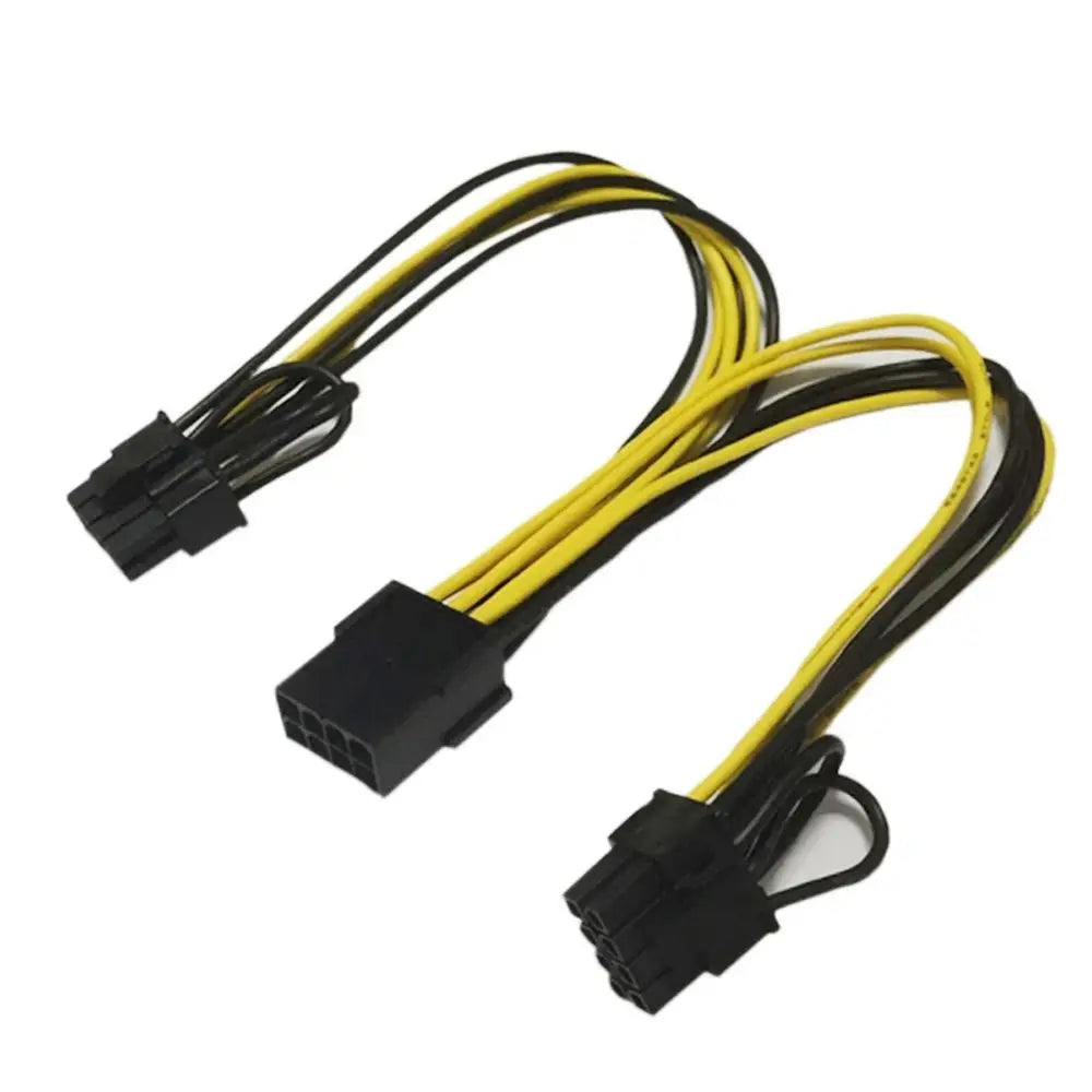 EPS CPU 8Pin to Dual 8(6 2) Pin PCIE PCI Express Adapter Power Cable Graphics Card Motherboard PCI-E GPU Splitter Cable Oasis Select For GPU