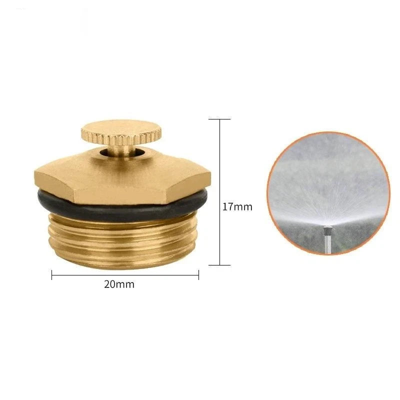 Brass Adjustable Garden Sprinkler Nozzle Set Multi Pattern Water Spray Nozzle For Lawn Irrigation Patio Plant Watering Oasis Select A5