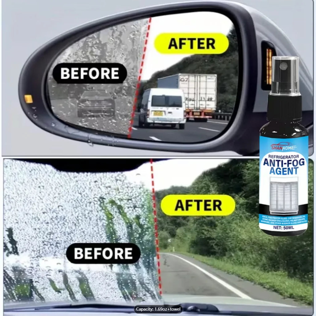 Nano Anti-Fog Spray 50ml – Clear Freezer Glass & Mirror Coat Anti-Fog Spray Oasis Select