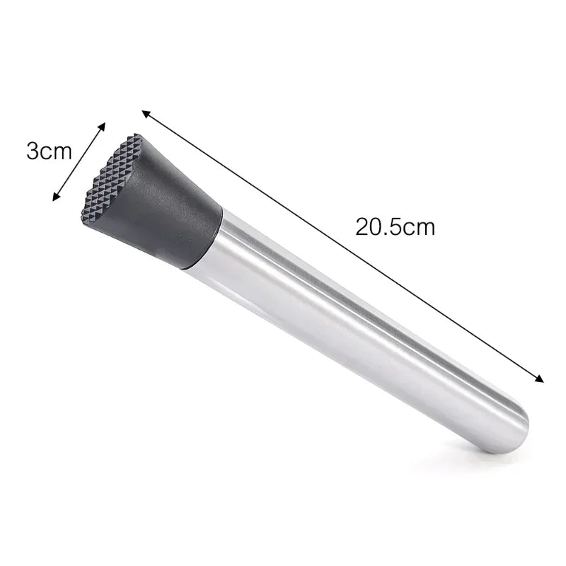 Stainless Steel Crushed Ice Hammer Multifunctional Popsicle Sticks Cocktail Swizzle Stick Fruit Lemon Muddle Pestle Bar Tools Oasis Select