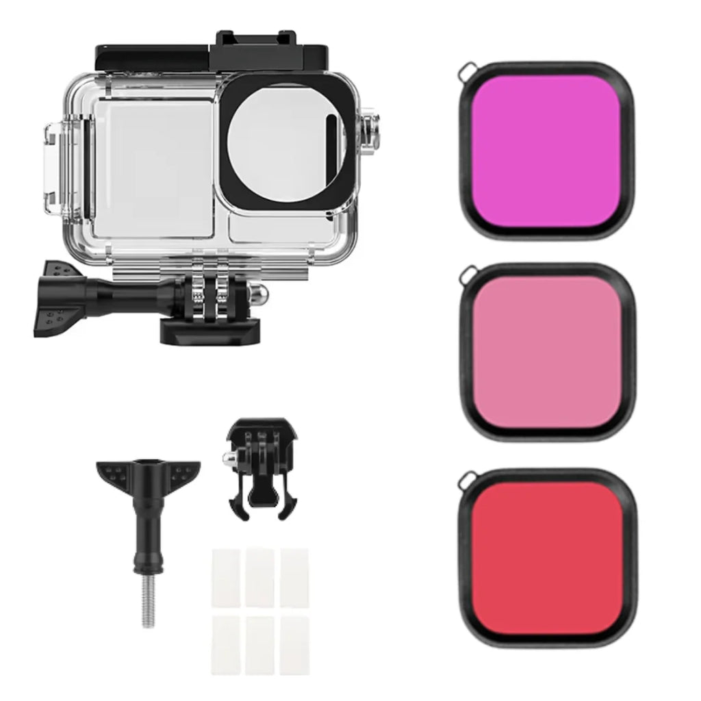 70M Dive Housing for DJI Osmo Action 6 + Underwater Fill Light