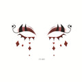 Halloween Transfer Tattoos Face Decoration Party Funny Stickers Suitable For Temporary Makeup Embellishment Party Dress Up Oasis Select 05