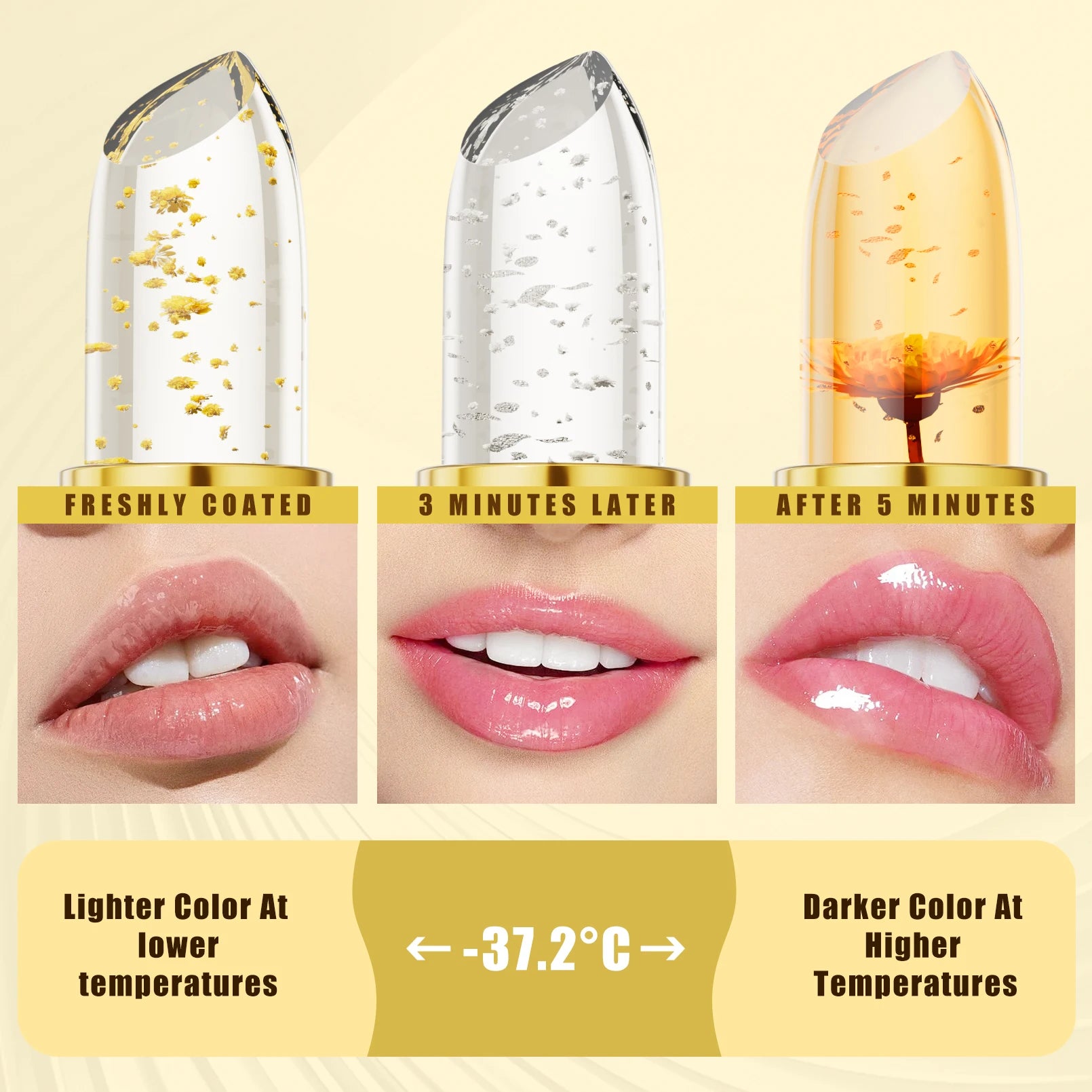 Hello Kiss Color-Changing Jelly Lipstick – Waterproof Lip Balm