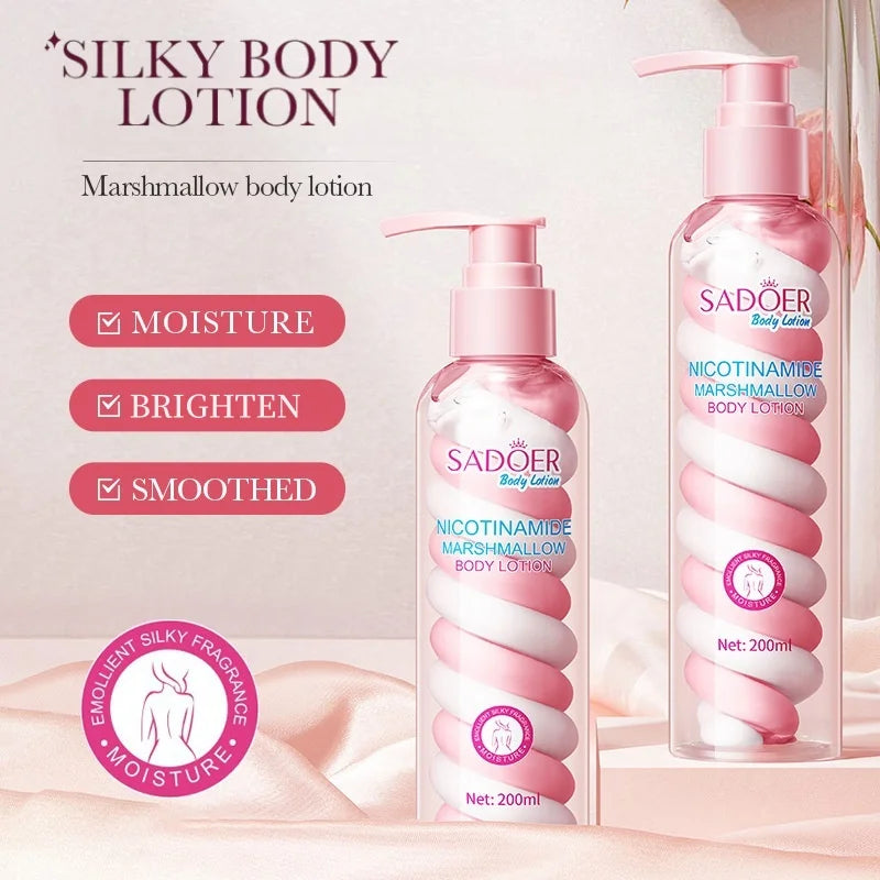 SADOER Niacinamide Marshmallow Body Lotion 200ml | Moisturizing