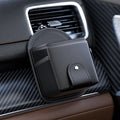 Stylish PU Leather Car Holder with Built-in Phone Mount; Accommodates Keys, Glasses & Other Accessories Oasis Select A2