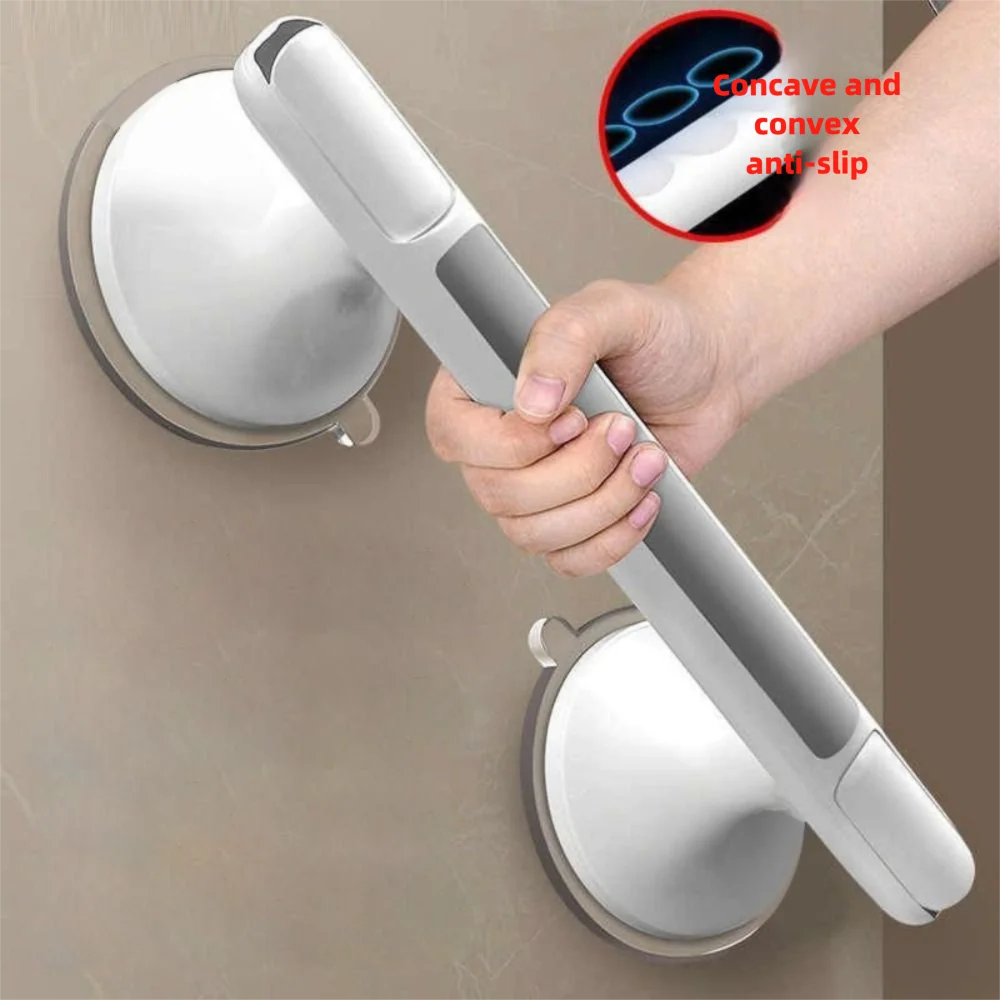New Suction Cup Bathroom Grab Rails Non-slip No Punching Shower Safety Grab Bar Suction Safety Handle Elderly/Children Oasis Select
