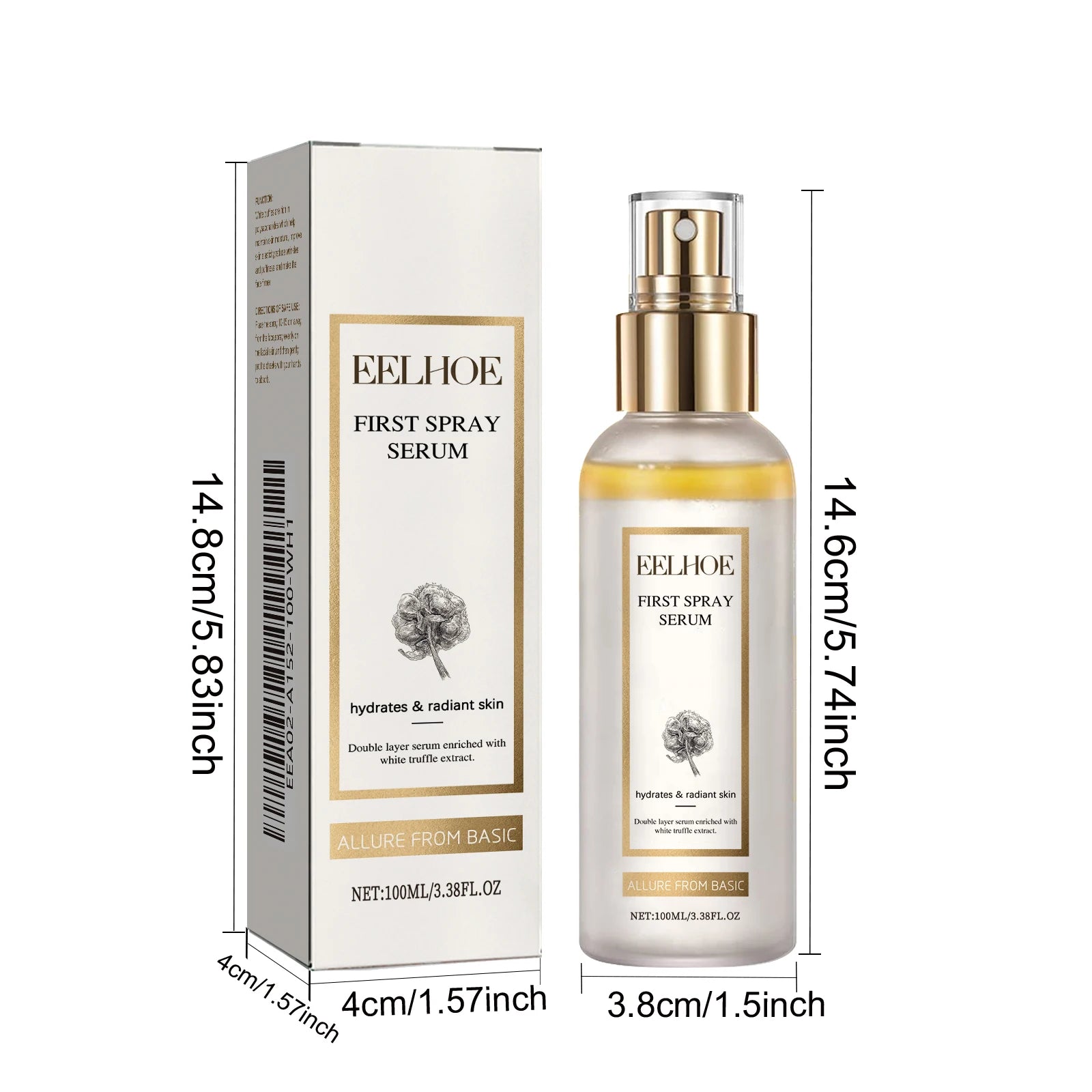 White Truffle Moisturizing Spray Hydrating Face Mist Moisturizing Shrink Pores Oil Control Brightening Skincare Oasis Select