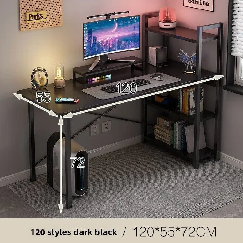 Multi-functional Gaming table Computer table Desktop desk Bookshelf table Game table Writing table Oasis Select 120cmA