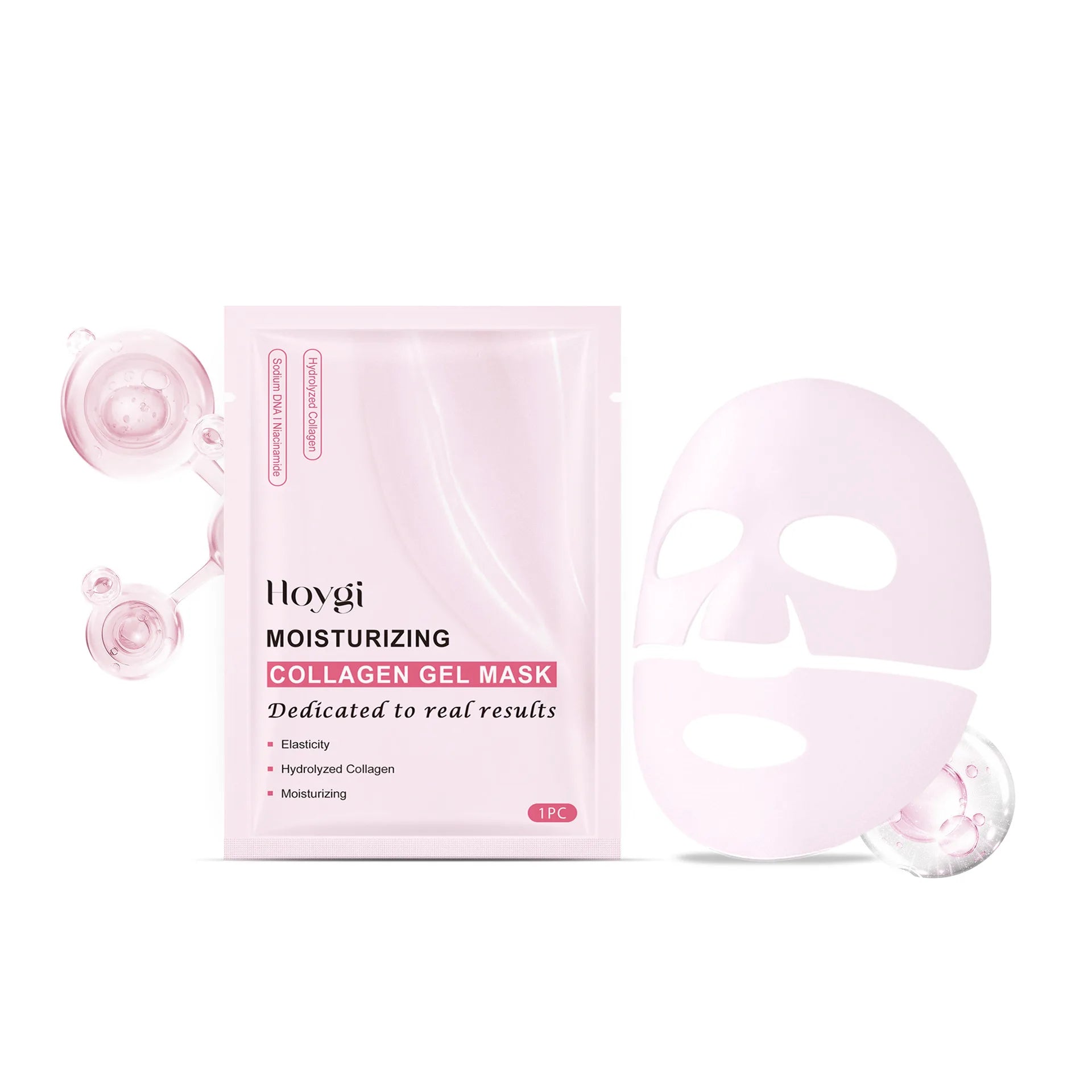 Hoygi Bio Collagen Hydro-Gel Face Mask – Firm & Brighten Collagen Face Mask Oasis Select 1pc