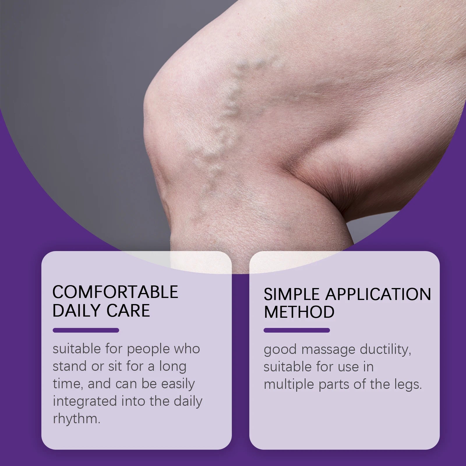 Varicose Vein Relief Cream – Leg Pain & Circulation 50g Leg Treatment Cream Oasis Select