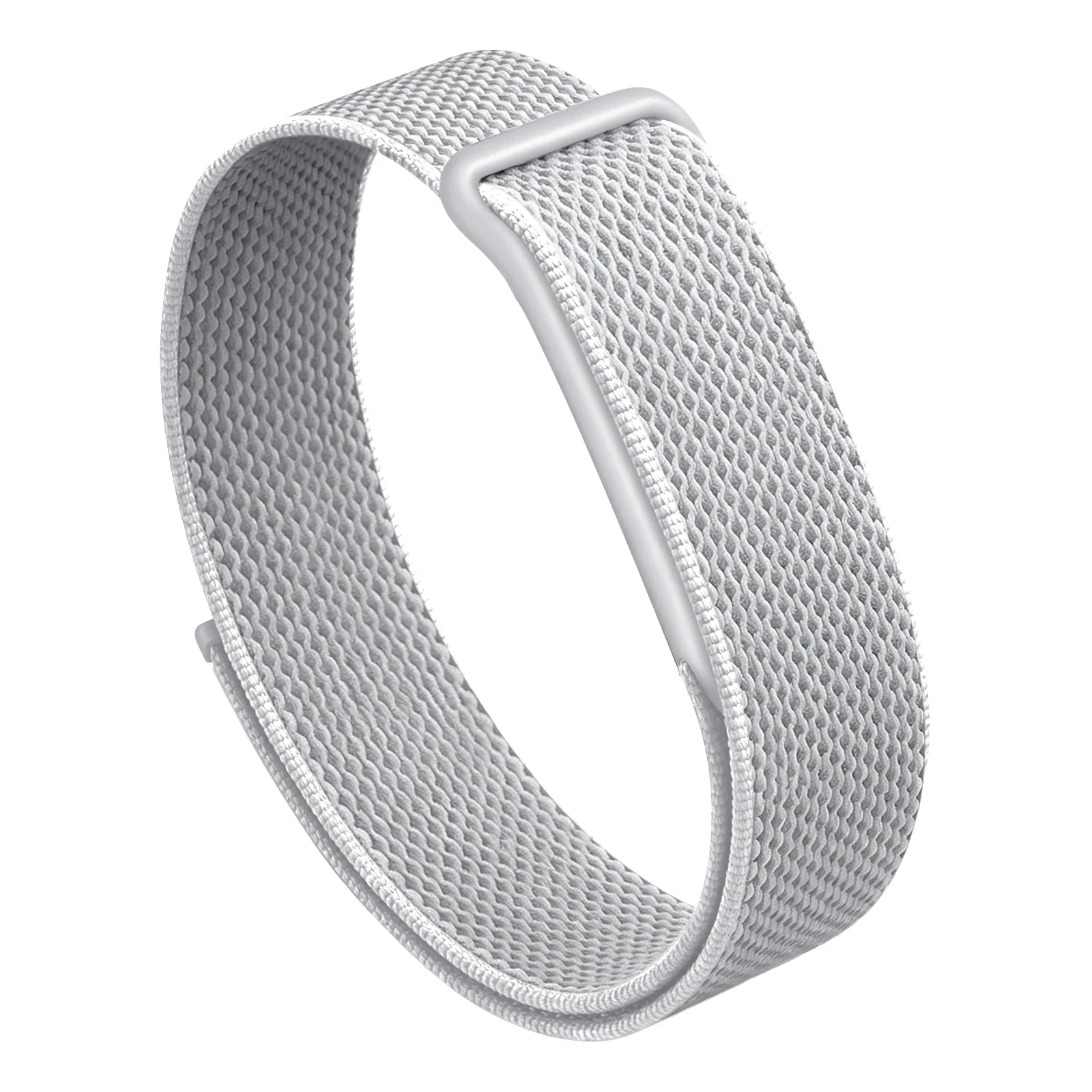 Woven Nylon Band Fitbit Air Strap Breathable Braided Watch Plastic Oasis Select white