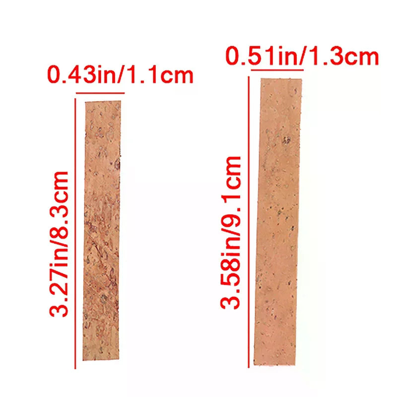 10Pcs Clarinet Cork Saxophones Clarinet Neck Cork Joint Sheets for Saxophones Musical Instruments Accessories Oasis Select