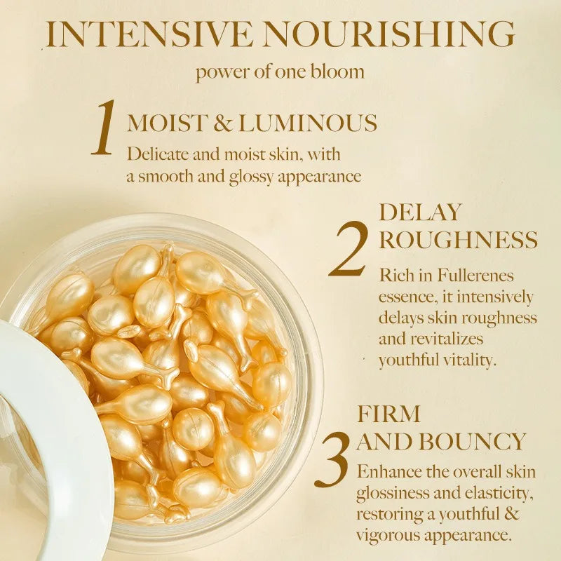 LAIKOU Hyaluronic Acid Face Serum Capsules – 30pc Moisturising Face Serum Capsules Oasis Select