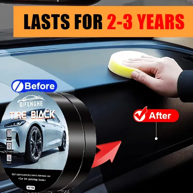 Tire Gloss & Protection Paste – Shine & UV Guard for Tires