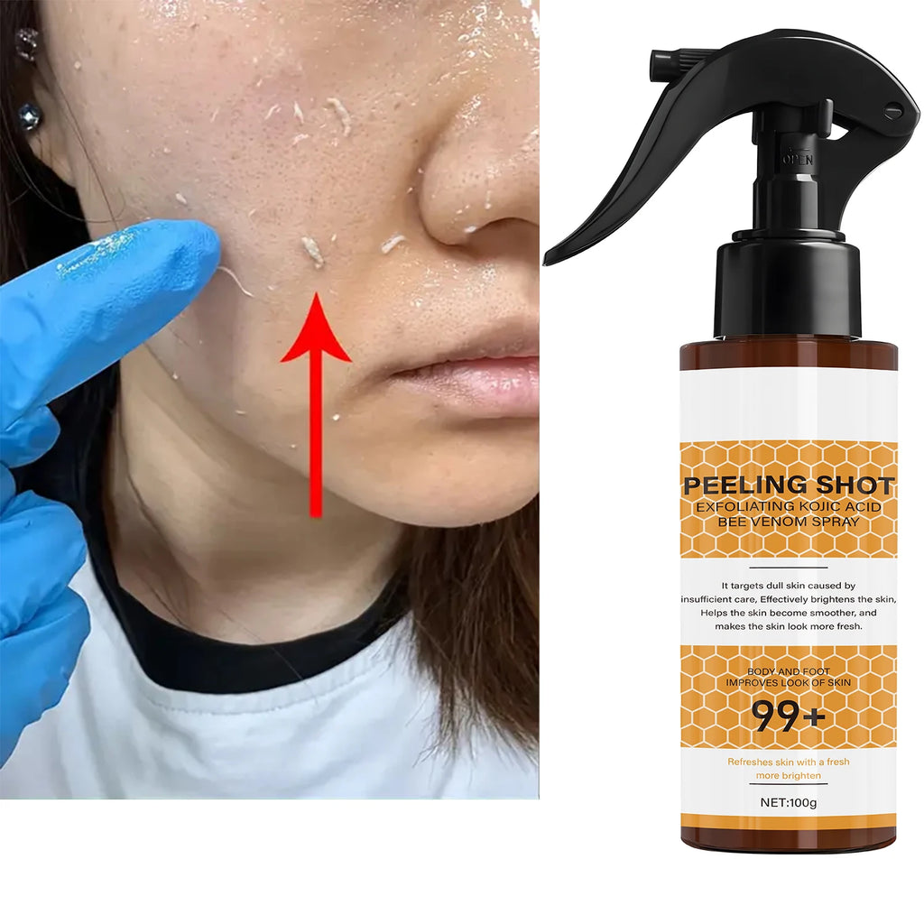 Retinol & Bee Venom Peeling Shot – Exfoliating Moisturizer Facial Peeling Exfoliator Oasis Select