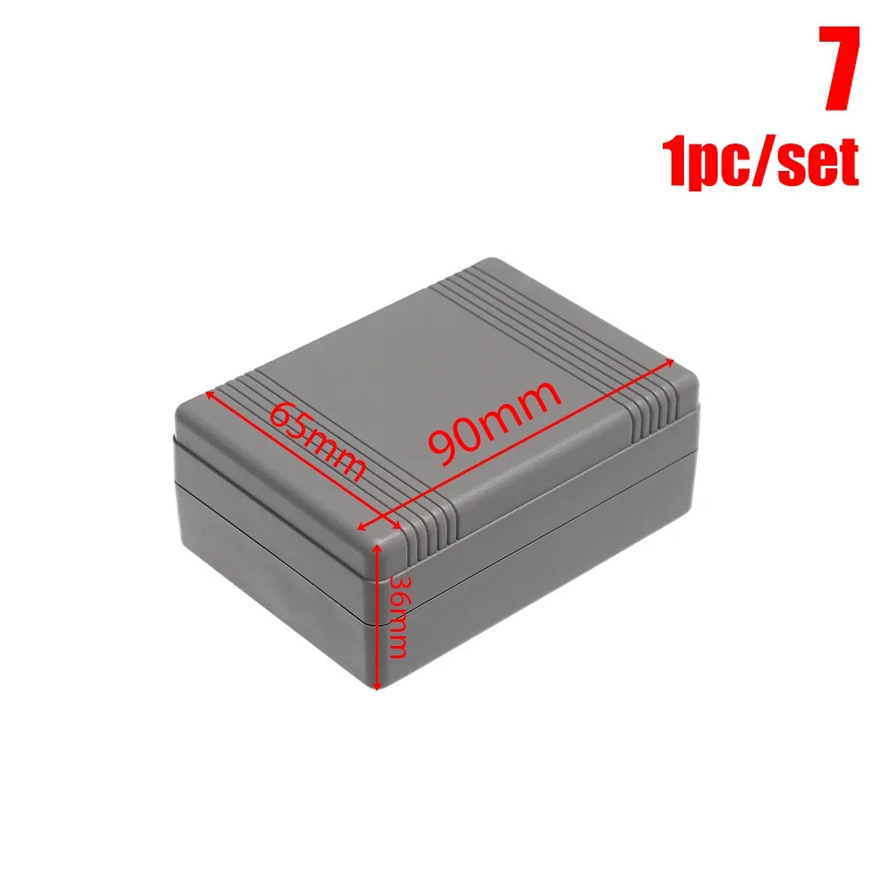 22Sizes High Quality Instrument Case Enclosure Boxes ABS Plastic Waterproof Cover Project Electronic Project Box Oasis Select Style 1-7