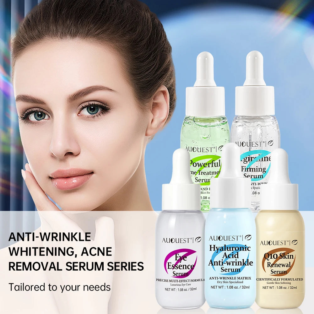 AUQUEST Face Serum Hyaluronic Acid Moisturizing Whitening Oil-Control Acne Treatment Anti-Aging Freckle Removal Facial Skin Care Oasis Select