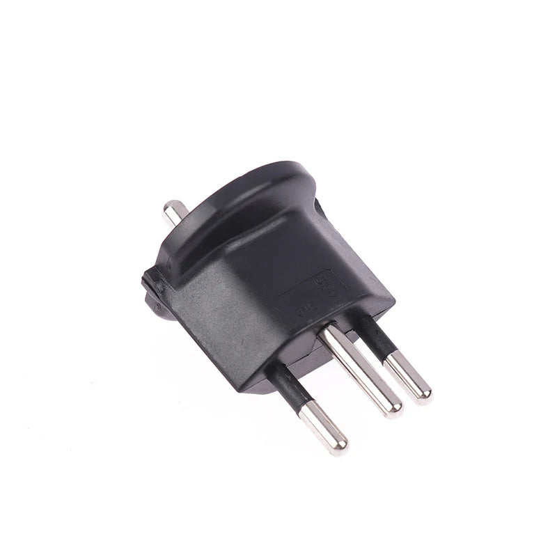 1Pc Plug Travel Adapter Europe German TO Swiss Plugs 10A 250V Power Plug EU To Switzerland Electrical Plug Adapter Oasis Select