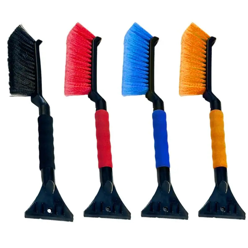 Winter Car Windshield Ice Scrapers 2 In 1 Ice Scraper And Brush Foam Grip Window Ice Scraper Snow Cleaner tool For Car SUV Sedan Oasis Select