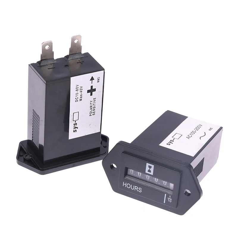 Wholesale 6 Digits 100-250V AC 10-80V DC Hour Meter,Complete Sealed Quartz Timer Counter SYS-1 Oasis Select