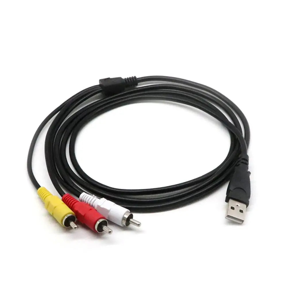 Male Plug USB Male to RCA Male Female Socket Extension Cable Audio Cable Video Extension Cables USB Female to RCA Male Cable Oasis Select style 2
