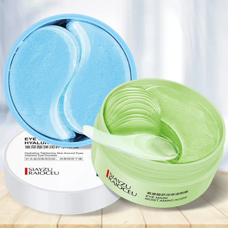 60-Pack Hyaluronic Acid Collagen Eye Masks – Dark Circles & Bags Eye Mask Patches Oasis Select