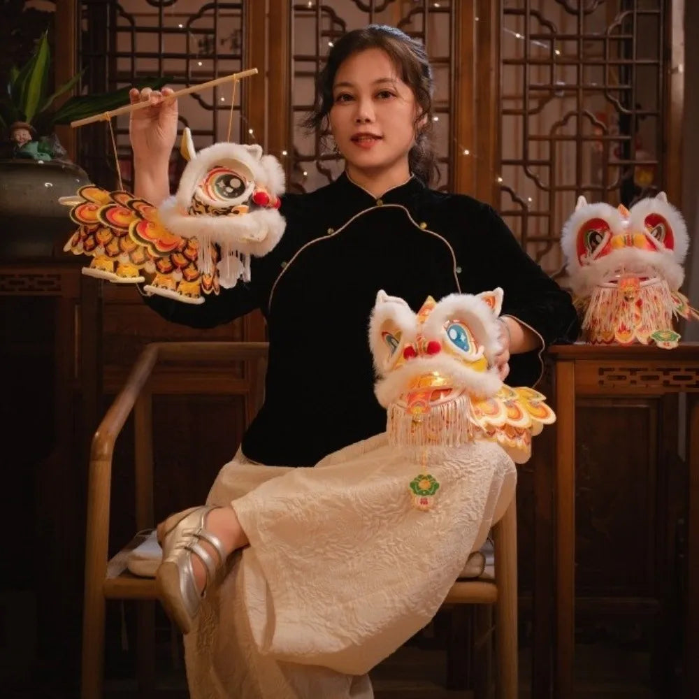 2026 Lion Dance Lantern DIY Kit | Chinese New Year Craft