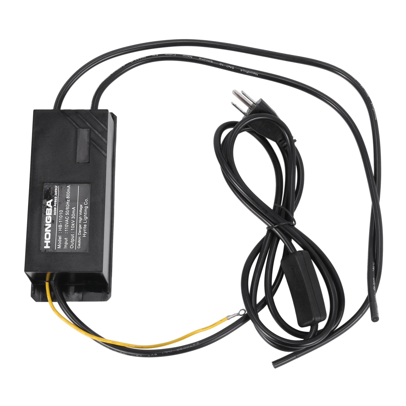 LIKE WISH 10 KV 120V Neon Light Sign Transformer For Neon Sign Power Supply Beer Bar Neon Signs US Plug Oasis Select