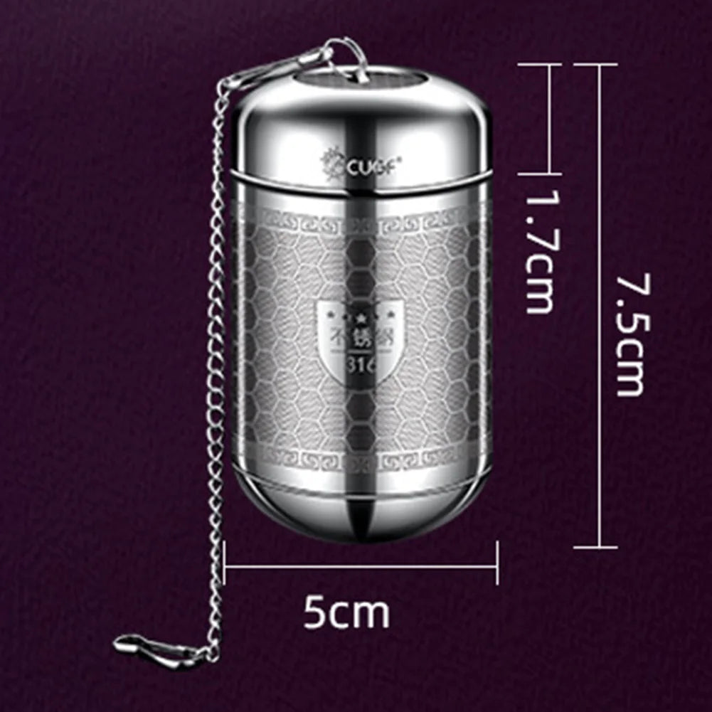Stainless Steel Tea Infuser Tea Leaves Spice Seasoning Ball Strainer Teapot Fine Mesh Coffee Filter Teaware Oasis Select M
