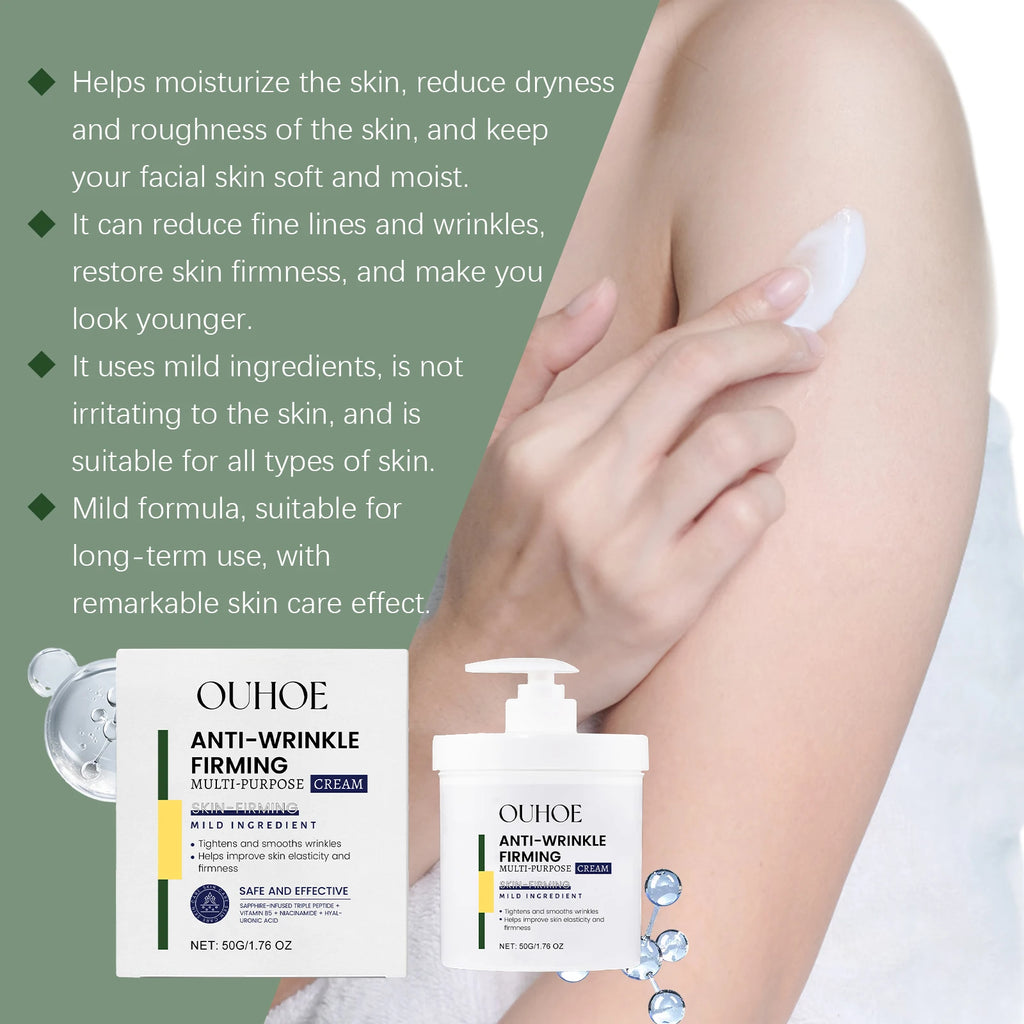 Face Firming Cream Tightening Skin Anti Wrin-kle Nourish Hydrating Tender Skin Lifting Soothing Repair Body Lotion Moisturizer Oasis Select