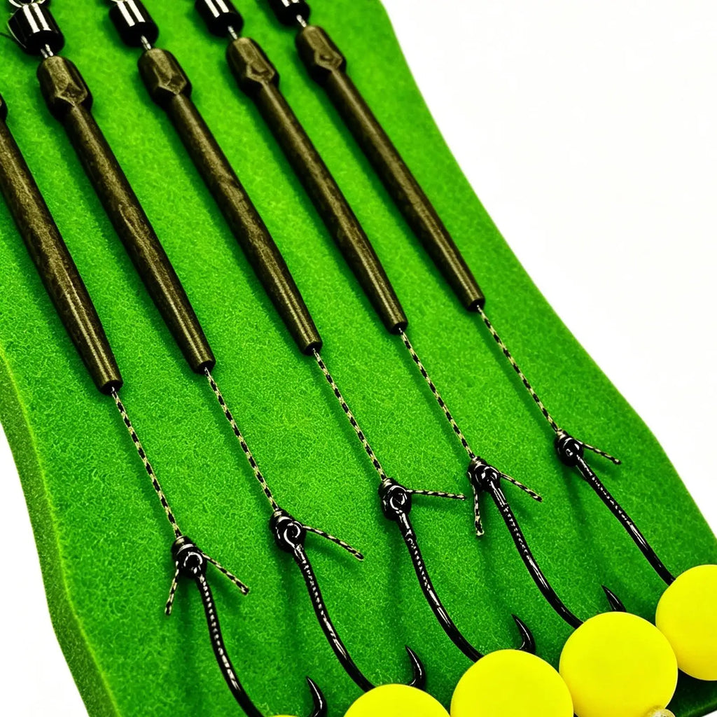 5Pcs Anti-Bottom Fishing Line Set European Carp Fishing Set European Style Anti-Bottom Fishing Grass Carp Sea Pole Return Bottom Oasis Select