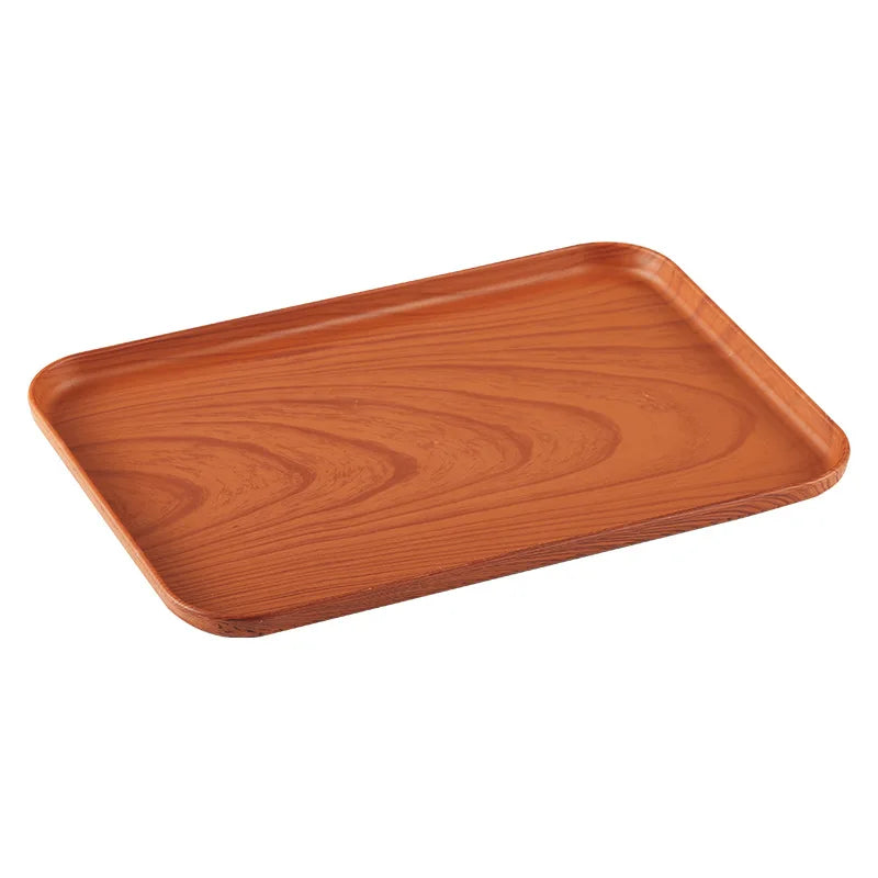 Plastic Tableware Fruit Household Buffet Plate Decorative Candy Trays Rectangular Dessert Dinner Plate for Home Supplies Oasis Select
