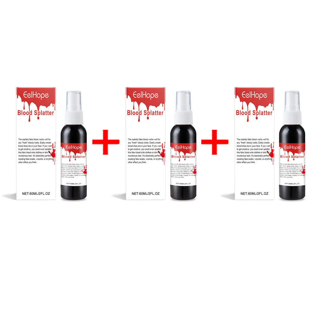 Halloween Fake Blood Spray – Zombie Vampire Wound Makeup Theatrical Fake Blood Oasis Select 180ml boxed